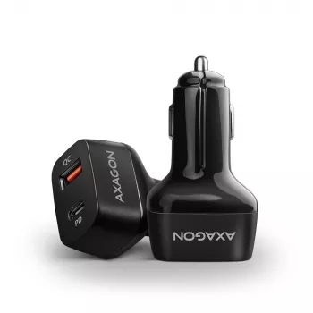 Automobilinis įkroviklis AXAGON PWC-PQ38 38W 2x USB-A+C