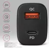 Automobilinis įkroviklis AXAGON PWC-PQ38 38W 2x USB-A+C