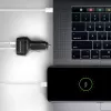 Automobilinis įkroviklis AXAGON PWC-PQ38 38W 2x USB-A+C
