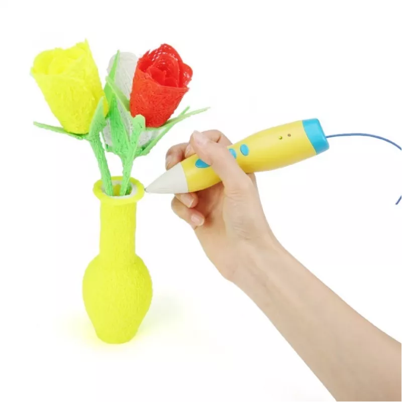 Žemos temperatūros 3D spausdinimo rašiklis, geltonas, Gembird 3DP-PENLT-01
