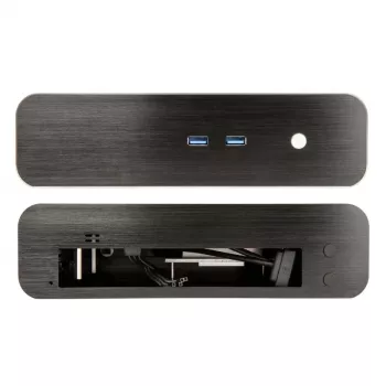Akasa Euler S Belaidė plona Mini-ITX dėžutė, OEM - juoda