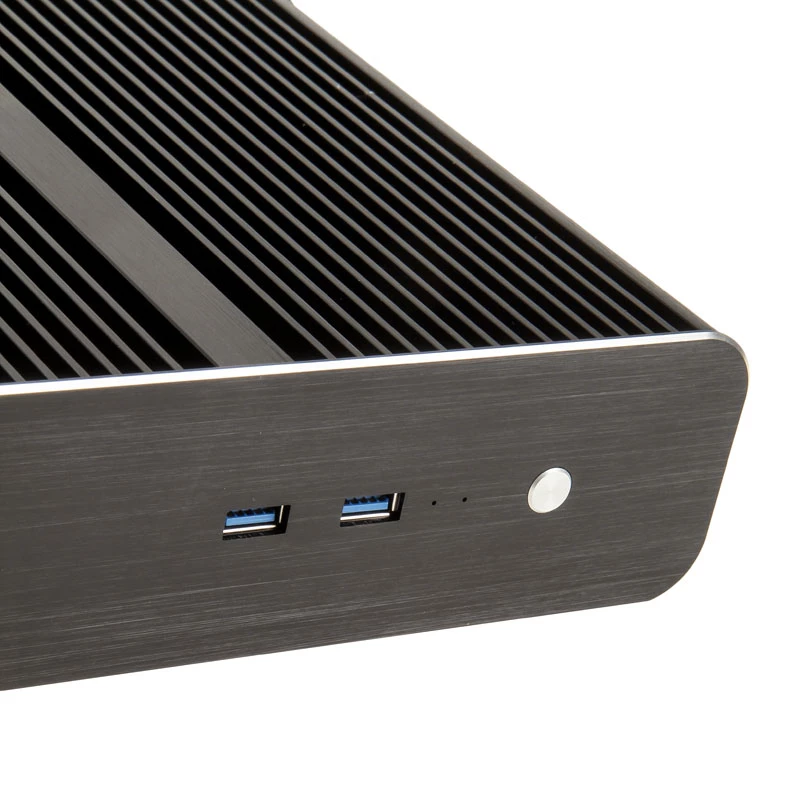 Akasa Euler S Belaidė plona Mini-ITX dėžutė, OEM - juoda