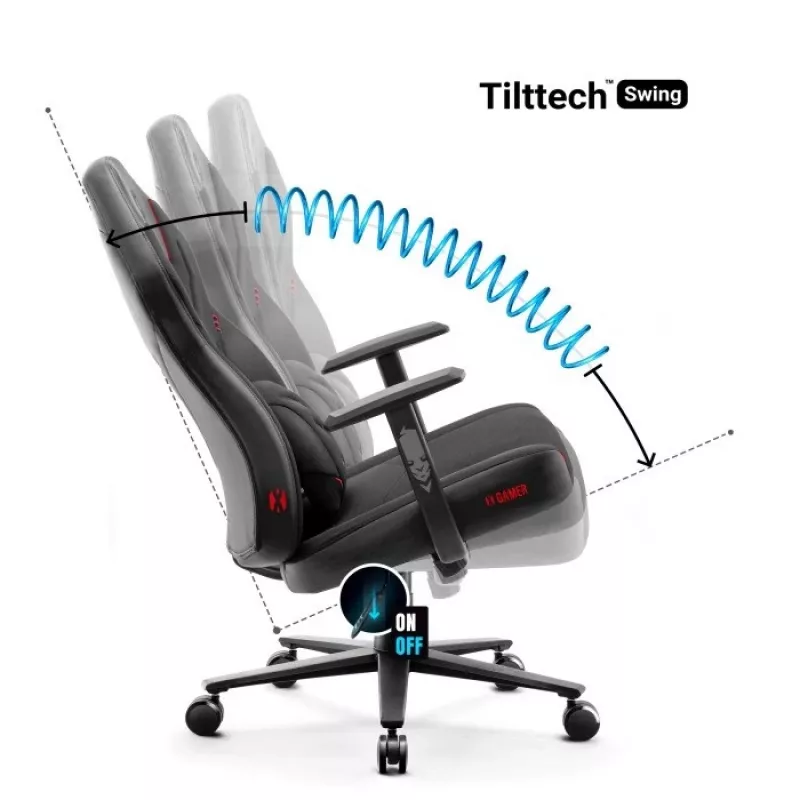 Diablo X-Gamer 2.0 Normal Size Dark Obsidian – žaidimų kėdė