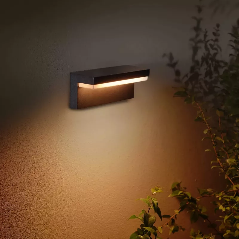 Philips Hue Nyro White & Cool Amb. sieninis šviestuvas 1000lm juodas