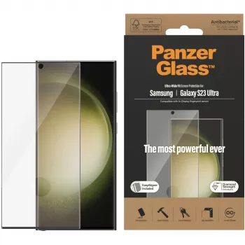 PanzerGlass Ultra-Wide Fit Samsung S23 Ultra S918 ekrano apsauga 7317 su aplikatoriumi