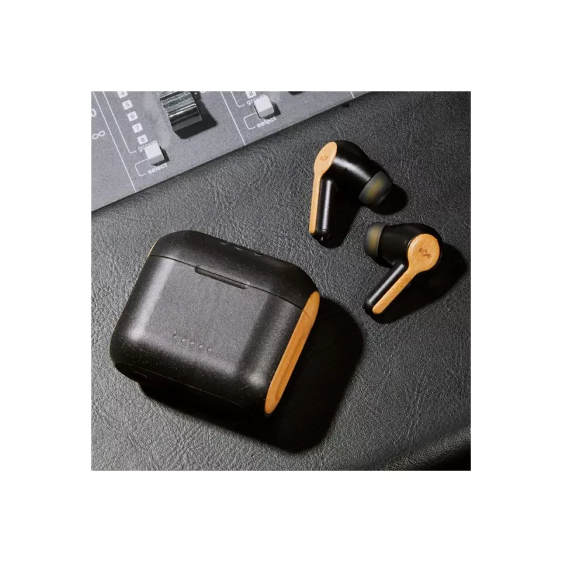 Marley Rebel True Earbuds su įmontuotu mikrofonu, į ausį, belaidžiai, Signature Black