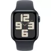 APPLE Watch SE GPS + Cellular 40mm vidurnakčio aliuminio korpusas su vidurnakčio sportine juostele – S/M