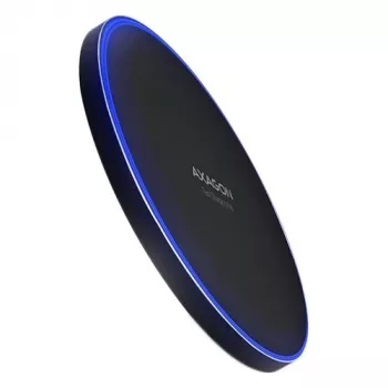 AXAGON WDC-P10T belaidžio greitojo įkrovimo pagalvėlė, Qi 5/7.5/10W, micro USB