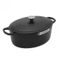 Le Creuset Signature Roaster ovalus 35 cm juodas (21178350000430)