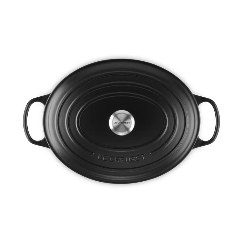 Le Creuset Signature Roaster ovalus 35 cm juodas (21178350000430)