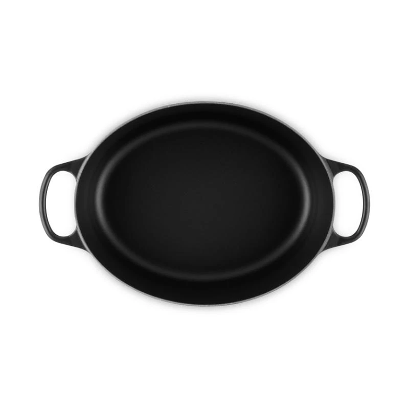 Le Creuset Signature Roaster ovalus 35 cm juodas (21178350000430)
