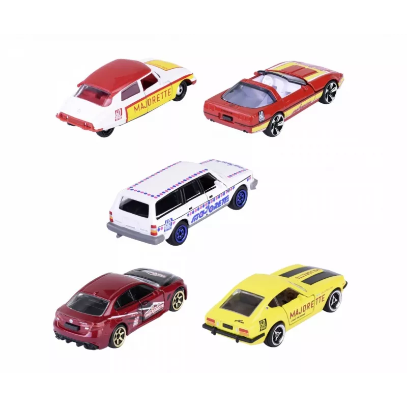 Automobilių rinkinys Majorette 60-asis jubiliejus 5 vnt.