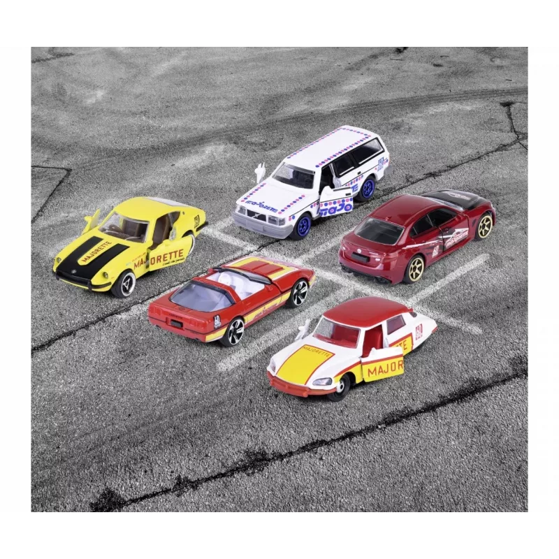 Automobilių rinkinys Majorette 60-asis jubiliejus 5 vnt.