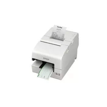 Epson TM-H6000VI, pjoviklis, USB, RS232, Ethernet, OPOS, balta, daugiafunkcis spausdintuvas, tiesioginis terminis, taškinė matrica, 7 taškai/mm (180 dpi), maks. laikmenos plotis: 80 mm, ritinio skersmuo