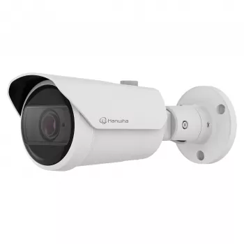 Hanwha QNO-C8083R tinklinė kulkos kamerė, 5 MP, H.265, 3.2-10 mm, AI, IR, IK10, IP66