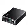 Cudy MC100SA-20 tinklo medijos keitiklis 100 Mbit/s 1310 nm vienmodis Juodas