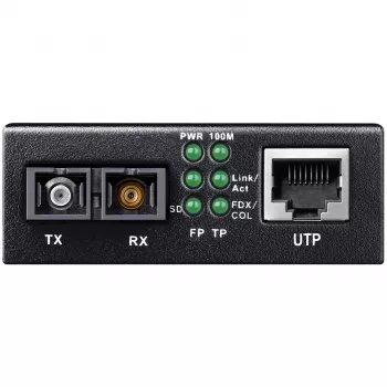 Cudy MC100SA-20 tinklo medijos keitiklis 100 Mbit/s 1310 nm vienmodis Juodas