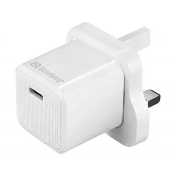 SANDERG USB-C AC įkroviklis PD20W UK
