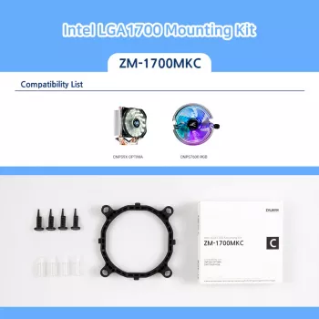 Zalman ZM-1700MKC – atnaujinimo rinkinys procesoriaus aušintuvui (LGA1200, LGA1700)