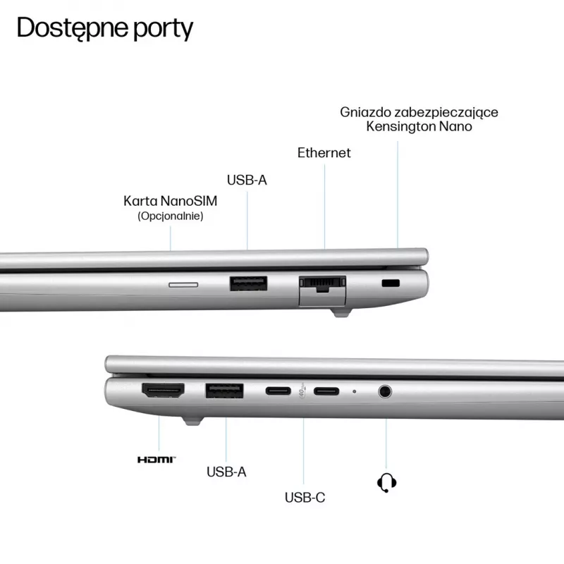 HP EliteBook 6 G1a Next Gen AI PC Copilot+ nešiojamas kompiuteris AMD Ryzen AI 5 340 35,6 cm (14) WUXGA 16 GB DDR5-SDRAM 512 GB SSD Wi-Fi 6E (802.11ax) Windows 11 Pro sidabrinis