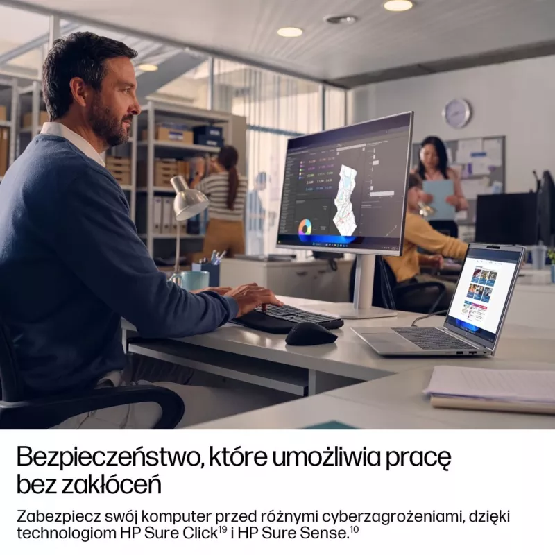 HP EliteBook 6 G1a Next Gen AI PC Copilot+ nešiojamas kompiuteris AMD Ryzen AI 5 340 35,6 cm (14) WUXGA 16 GB DDR5-SDRAM 512 GB SSD Wi-Fi 6E (802.11ax) Windows 11 Pro sidabrinis