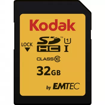 Kodak 32GB SDHC UHS-I U1 / Class10 580x atminties kortelė (EKMSD32GHC10K)