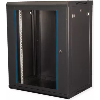 VALUE 19 colių sieninis spintos rinkinys 600x450mm juodas - Sieninė spinta (26.99.0826)
