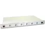 Lightwin LWL Splice Box, 12 skaidulų, 6x DLC vienmodis, 9/125µm OS2 G657.A1 Pigtail Splice Box (SPBOX 12E09 OS2 DLC)