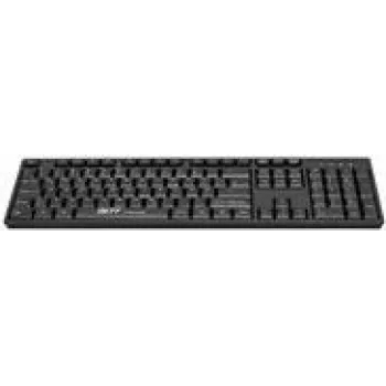 GCQ CleanType Easy Basic – klaviatūra – plastikinė, skirta medicinos aplinkai – plaunama – USB – QWERTY – JAV – juoda