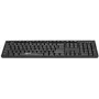 GCQ CleanType Easy Basic – klaviatūra – plastikinė, skirta medicinos aplinkai – plaunama – USB – QWERTY – JAV – juoda
