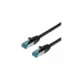 VALUE - Pataisos laidas - RJ-45 (M) prie RJ-45 (M) - 1,5 m - SFTP, PiMF - CAT 6a - Be halogenų, liejamas, su apsauga nuo užkliuvimo, vytas - Juodas (21.99.1995)
