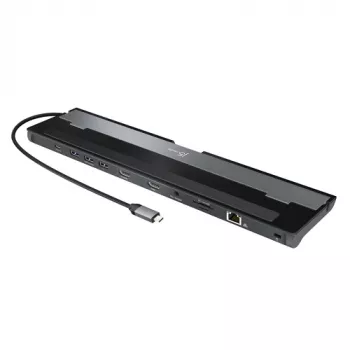 j5create JCD542-N USB-C dviejų HDMI jungties dokavimo stotelė - USB 3.2 Gen 1 (3.1 Gen 1) Type-C - 3.5mm - HDMI - RJ-45 - USB 3.2 Gen 1 (3.1 Gen 1) Type-A - USB 3.2 Gen 1 (3.1 Gen 1) Type-C