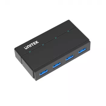 UNITEK Y-HB03001 USB 3.2 Gen 1 (3.1 Gen 1) Type-B sąsajų šakotuvas 5000 Mbit/s Juodas