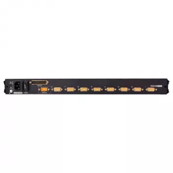 ATEN CL5708MW 43 cm pločio LCD KVM jungiklis, USB-PS/2, VGA, 8 prievadų, UK išdėstymas