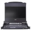 ATEN CL5708MW 43 cm pločio LCD KVM jungiklis, USB-PS/2, VGA, 8 prievadų, UK išdėstymas