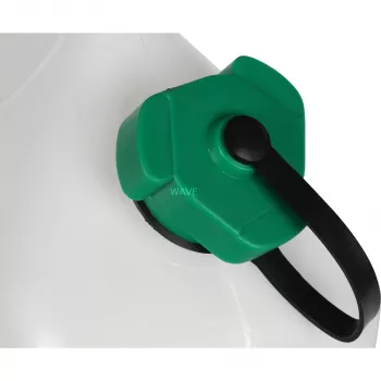 Vandens kanistras 10 l (baltas / permatomas, su nuleidimo čiaupu)