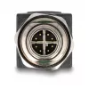 Delock adapteris M12 X-koduotas 8 kontaktų kištukas į RJ45 lizdą tiesus