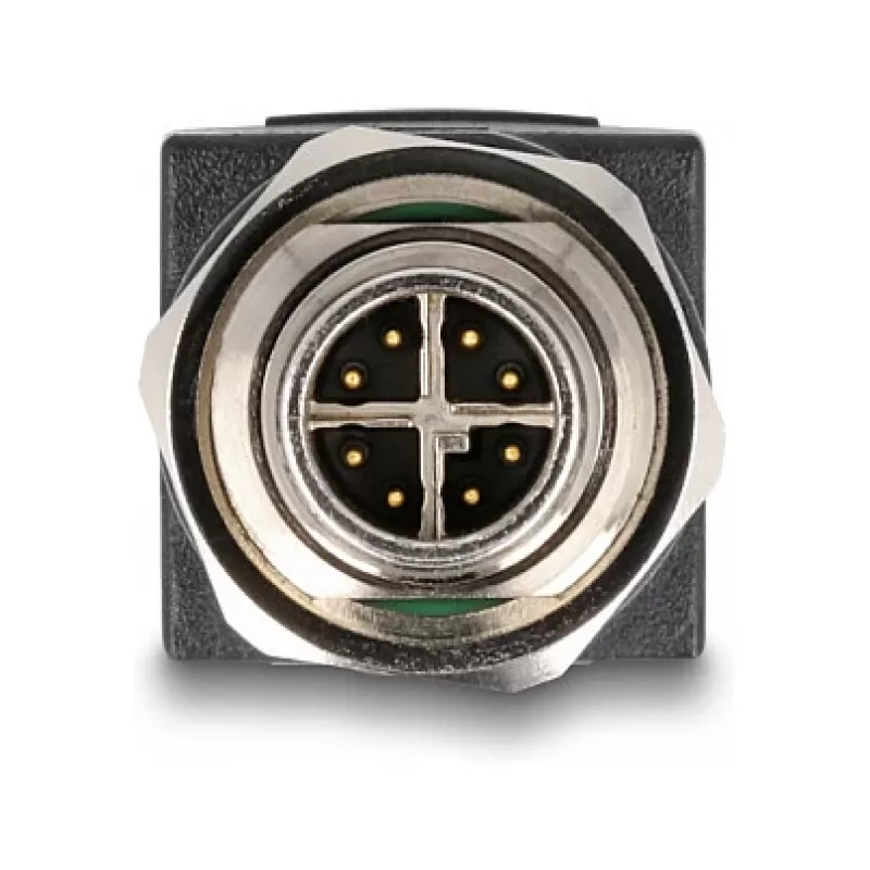 Delock adapteris M12 X-koduotas 8 kontaktų kištukas į RJ45 lizdą tiesus