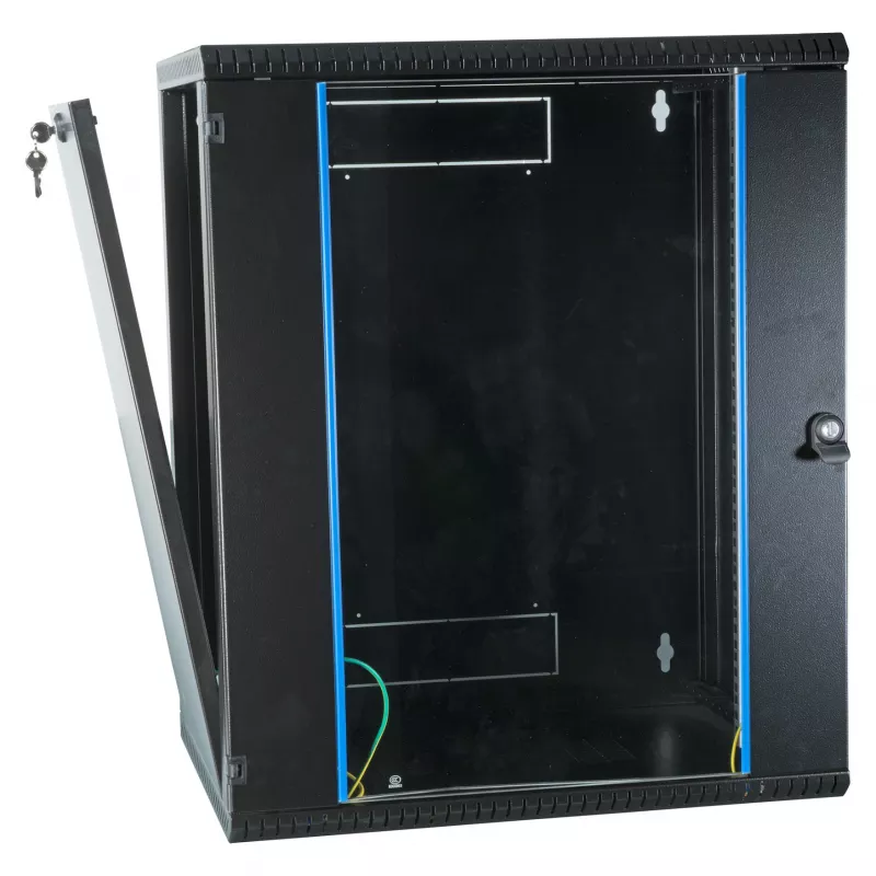 EFB 19 sieninis korpusas 15HE, fiksuotas, vientisas, RAL9005, gylis 450 mm