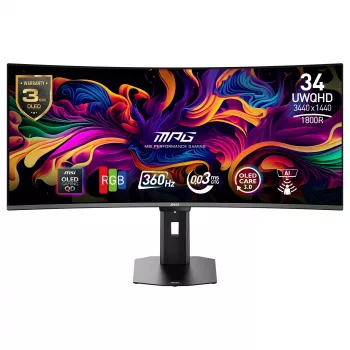 Monitorius MSI MPG 341CQRDE QD-OLED X36 Gaming – 360Hz, 0,03ms GtG