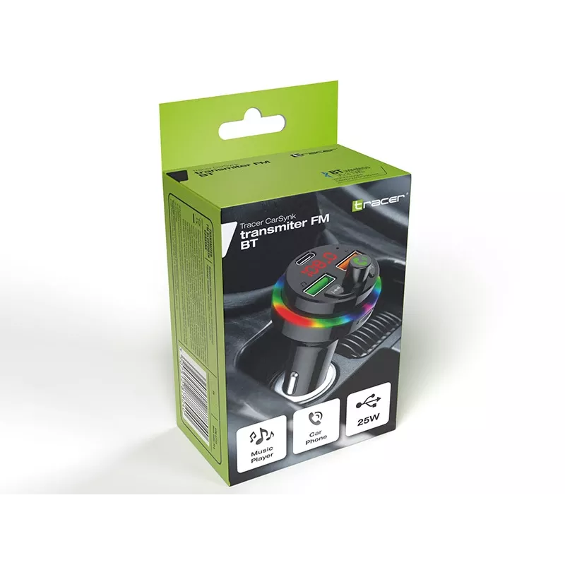 Tracer 47754 CarSynk FM Bluetooth siųstuvas