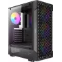 ANTEC VX-320 ARGB ATX, Micro-ATX, ITX Mid Tower Gaming PC korpusas, juodas (0-761345-10234-6)