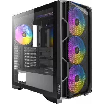 ANTEC AX-1000 ARGB Gaming E-ATX, ATX, Micro-ATX, ITX vidutinis bokštinis kompiuterio korpusas, juodas (0-761345-10240-7)