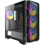 ANTEC AX-1000 ARGB Gaming E-ATX, ATX, Micro-ATX, ITX vidutinis bokštinis kompiuterio korpusas, juodas (0-761345-10240-7)