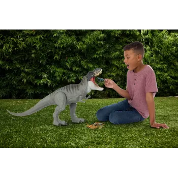 Jurassic World Rebirth Super Colossal Tyrannosaurus Rex veiksmo figūrėlė, T-Rex dinozauras iš filmo