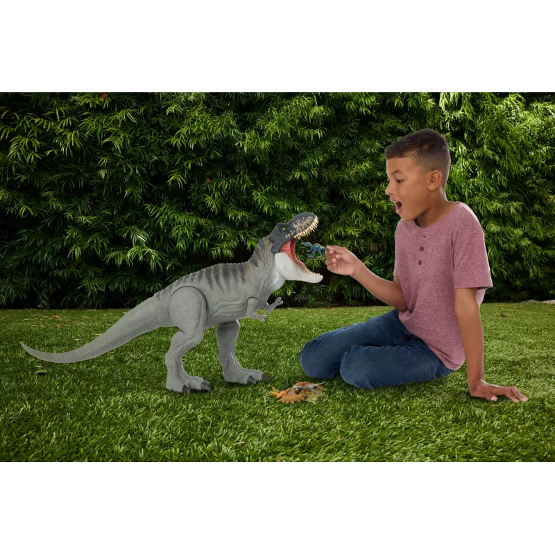 Jurassic World Rebirth Super Colossal Tyrannosaurus Rex veiksmo figūrėlė, T-Rex dinozauras iš filmo