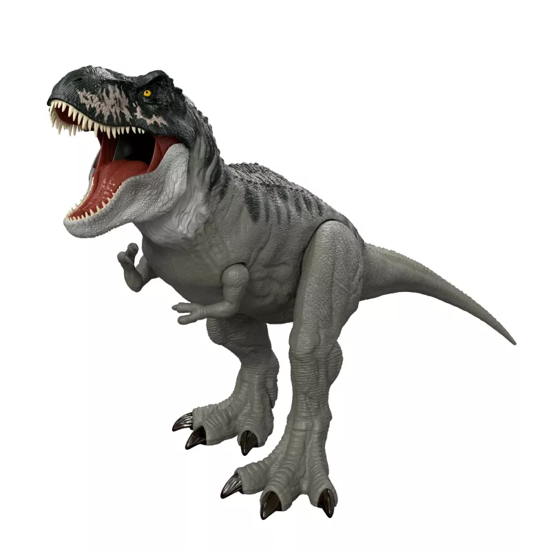 Jurassic World Rebirth Super Colossal Tyrannosaurus Rex veiksmo figūrėlė, T-Rex dinozauras iš filmo