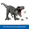 Jurassic World Rebirth Super Colossal Tyrannosaurus Rex veiksmo figūrėlė, T-Rex dinozauras iš filmo