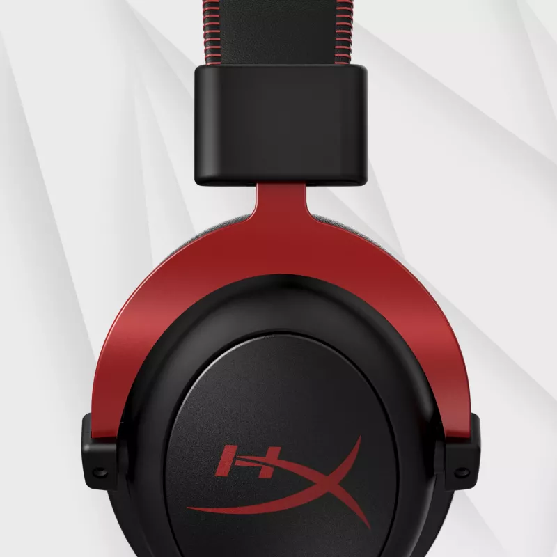 Žaidimų ausinės HyperX Cloud II (Juoda-Raudona)