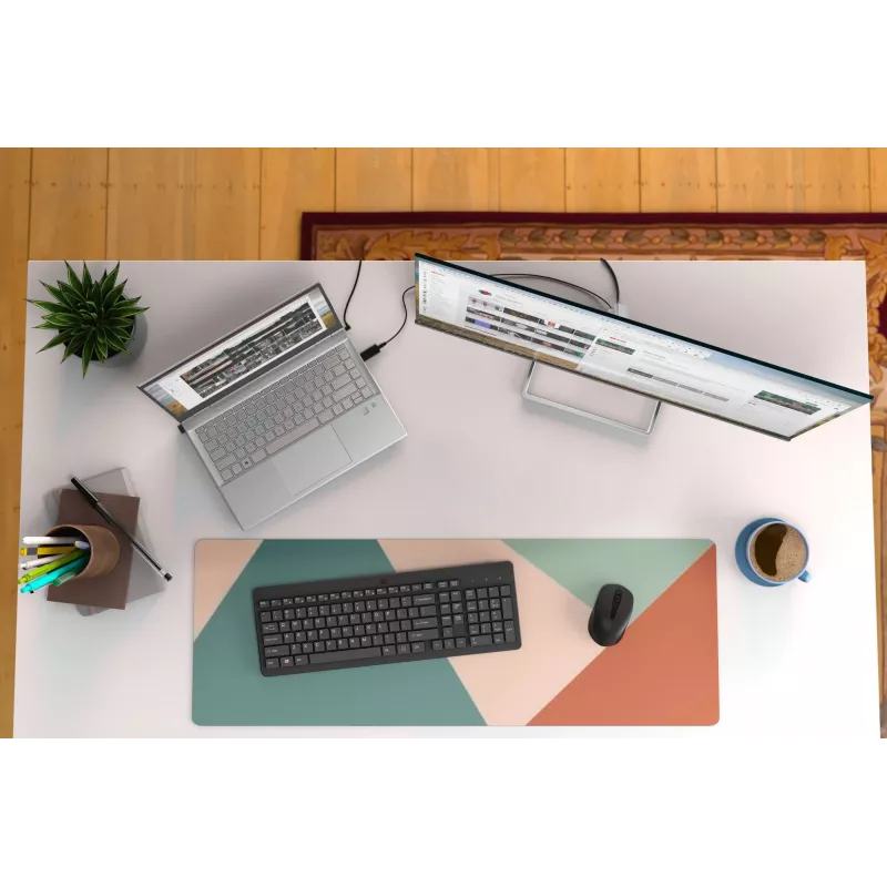 HP 330 belaidis pelės ir klaviatūros rinkinys, pilno dydžio (100%), belaidis, RF, juodas, pelė įtraukta